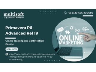 Primavera P6 Advanced Rel 19 Online Training Course