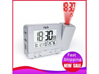 Digital Projector Alarm Clock Humidity