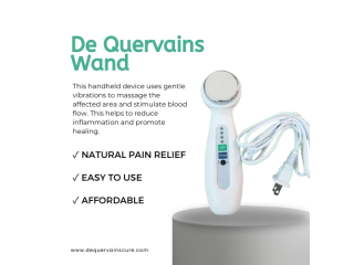 Say Goodbye to Pain Between Wrist and Thumb with the De Quervain's Wand